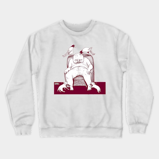 Annoying Pets Crewneck Sweatshirt by tom af brockbrock